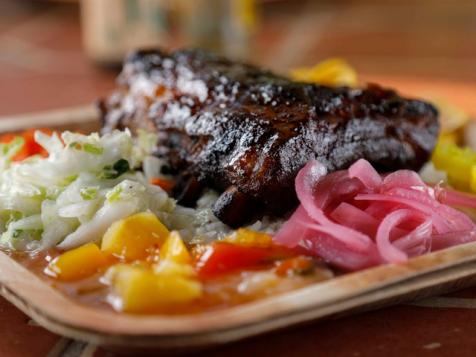 Mango Ribs and Rice Bowl