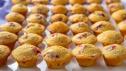Fresh Raspberry Mini Corn Muffins