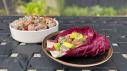 Tuna Ceviche in Radicchio Cups