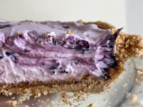 No-Bake Blueberry Cream Pie