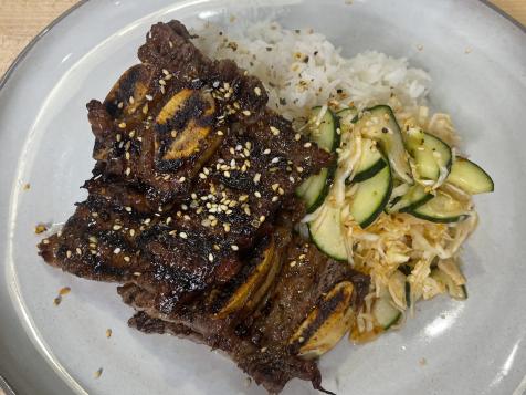 Grilled Pineapple Short Ribs