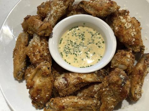 Air Fryer Garlic-Parm Wings