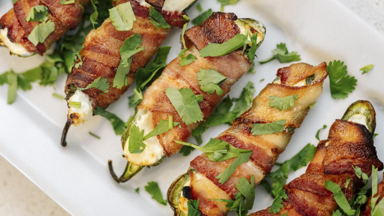 Air Fryer Jalapeño Poppers with Bacon