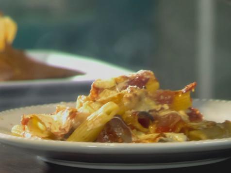 Baked Rigatoni with Eggplant and Sausage
