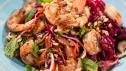 Grilled Shrimp with Spicy Veg Noodles