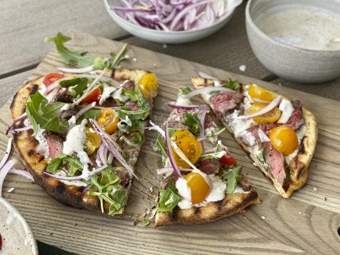Grilled Steak Flatbreads