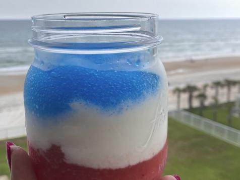 Red, White and Blue Daiquiris