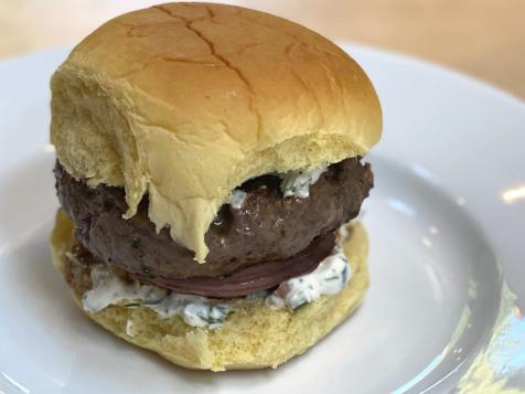 Lamb Burgers with Tzatziki