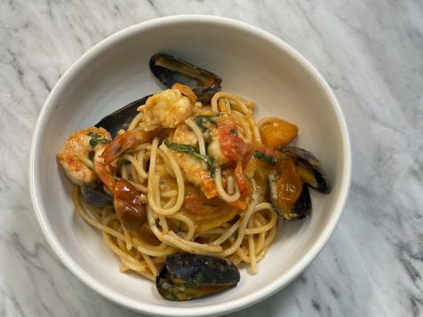 Spaghetti with Shrimp