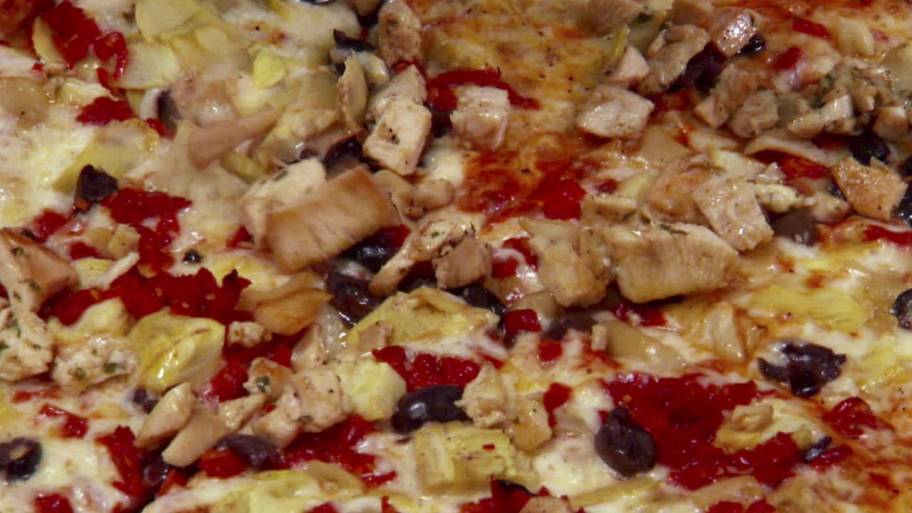 Garlic Chicken Pizza
