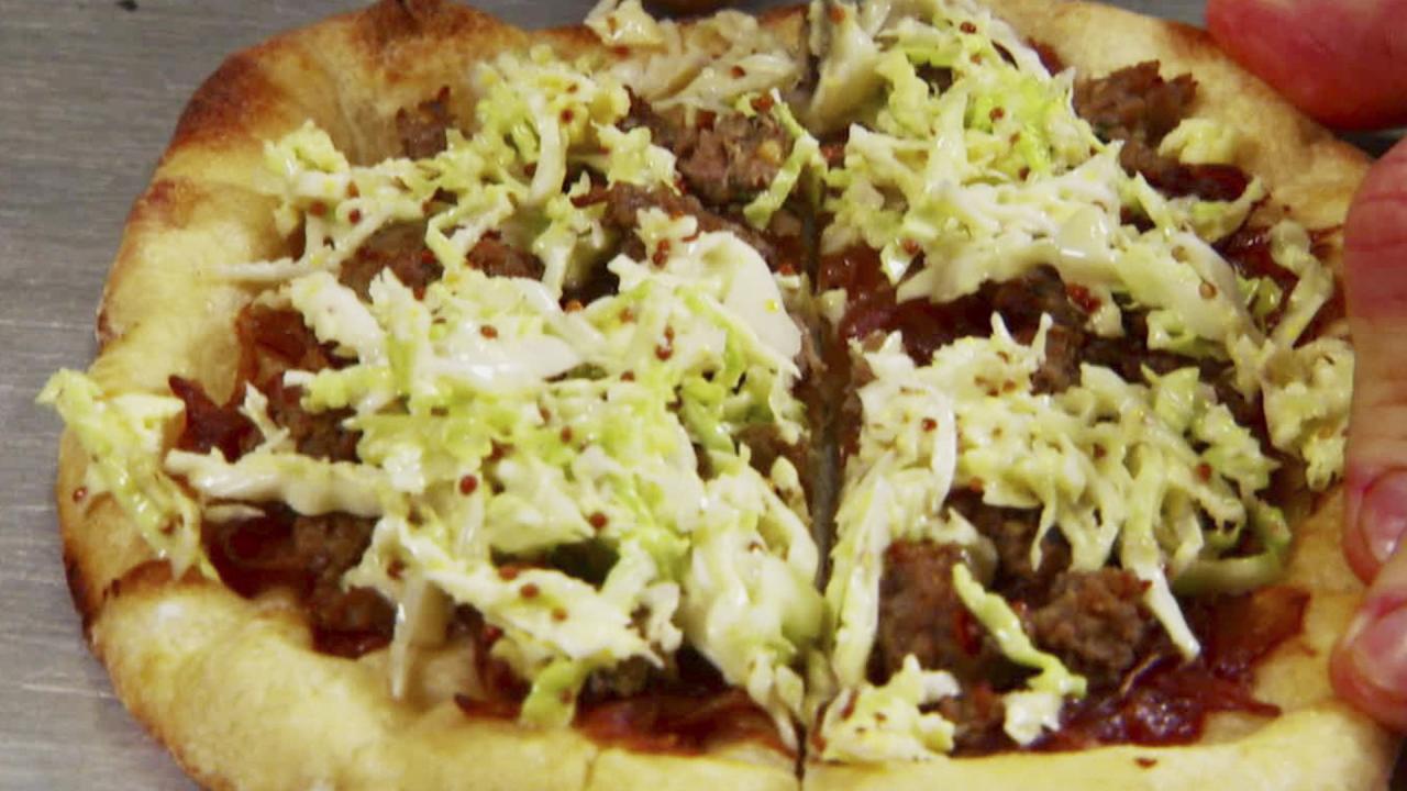 Sausage and Slaw Pizza