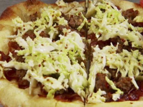 Sausage and Slaw Pizza