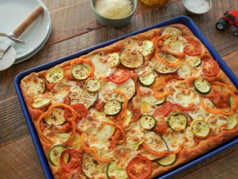Sheet Pan Ratatouille Pizza