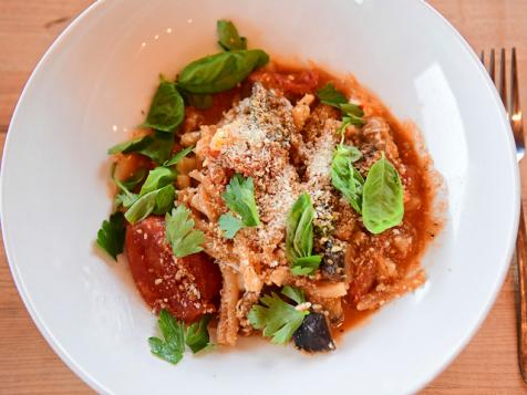 Eggplant Parm One-Pot Pasta