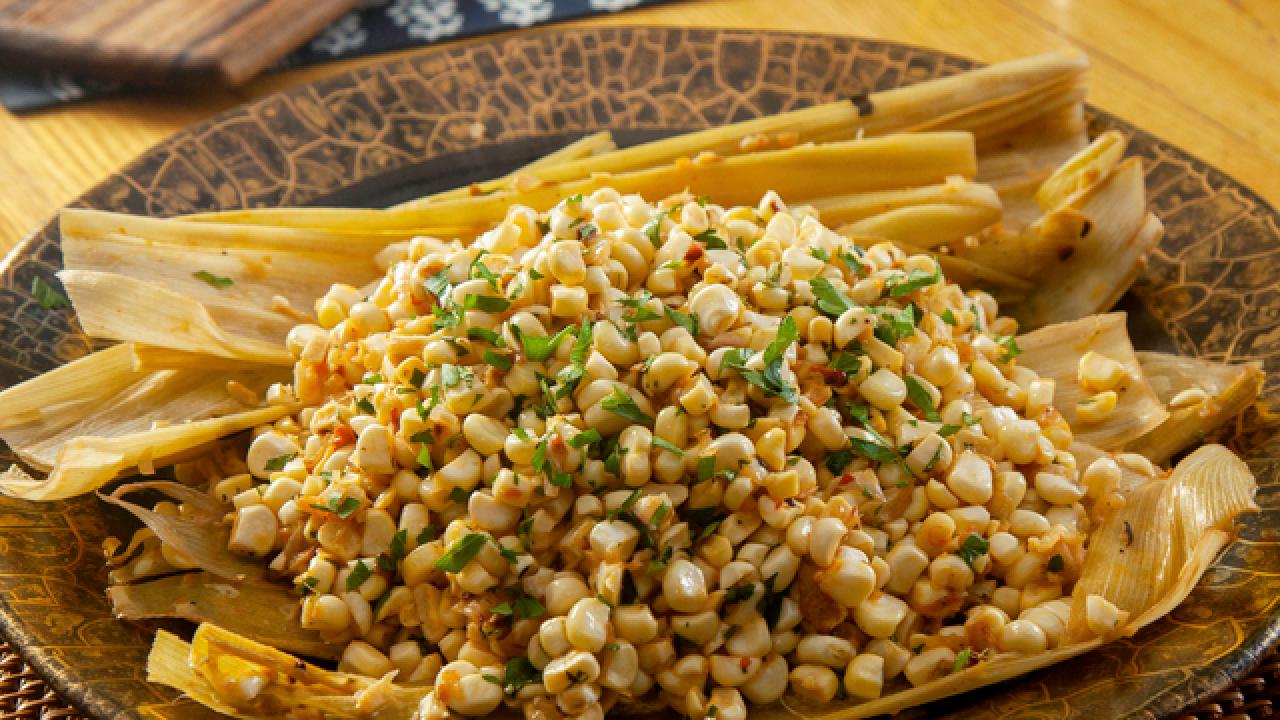Honey Gingered Corn en Papillote