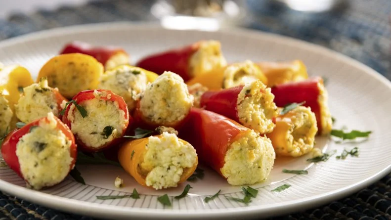 Roasted Feta Pepper Poppers beauty shot