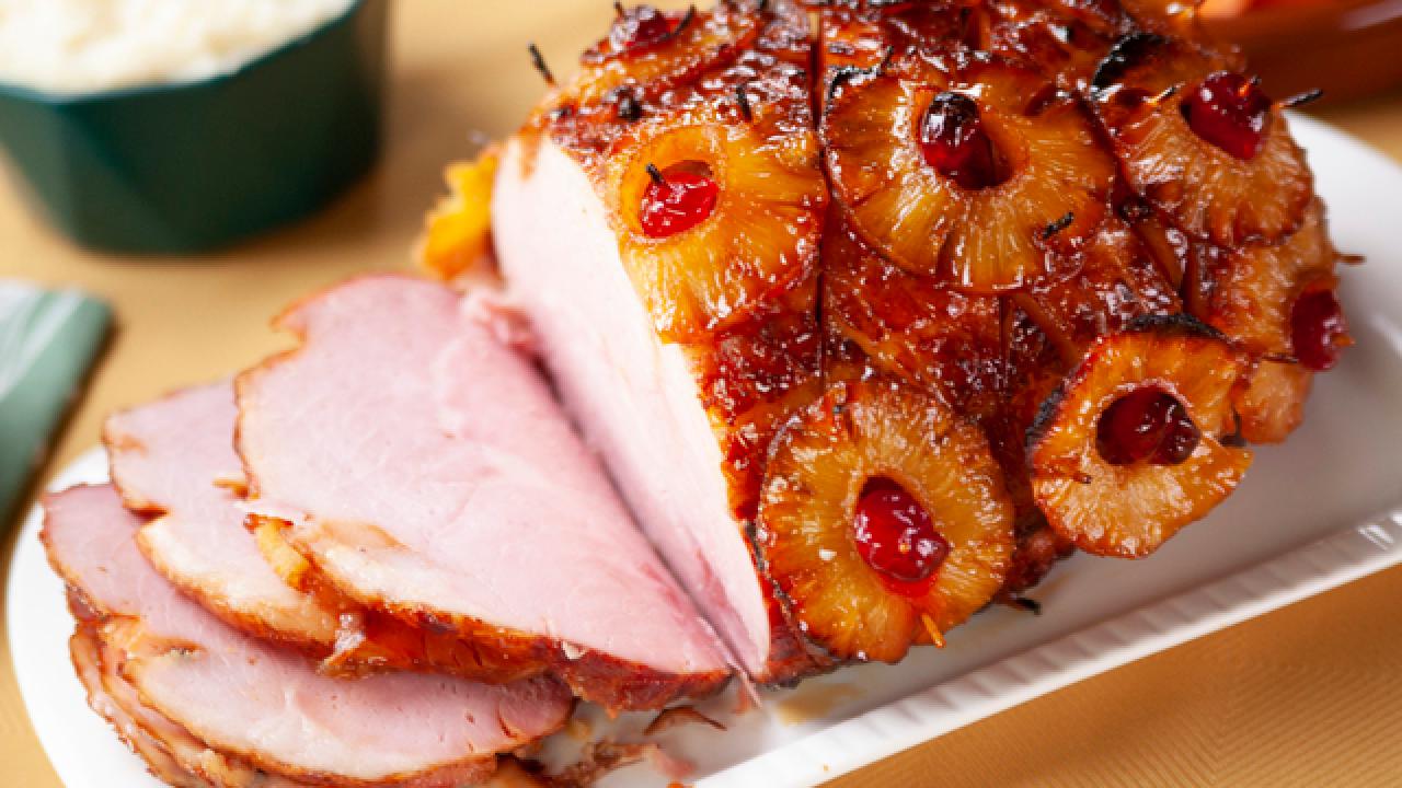 Pineapple Honey-Glazed Ham