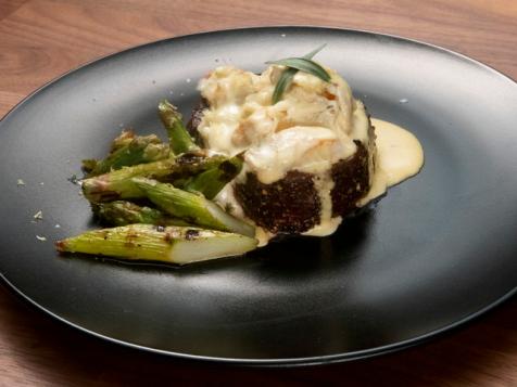 Jeff's Steak Oscar with Asparagus