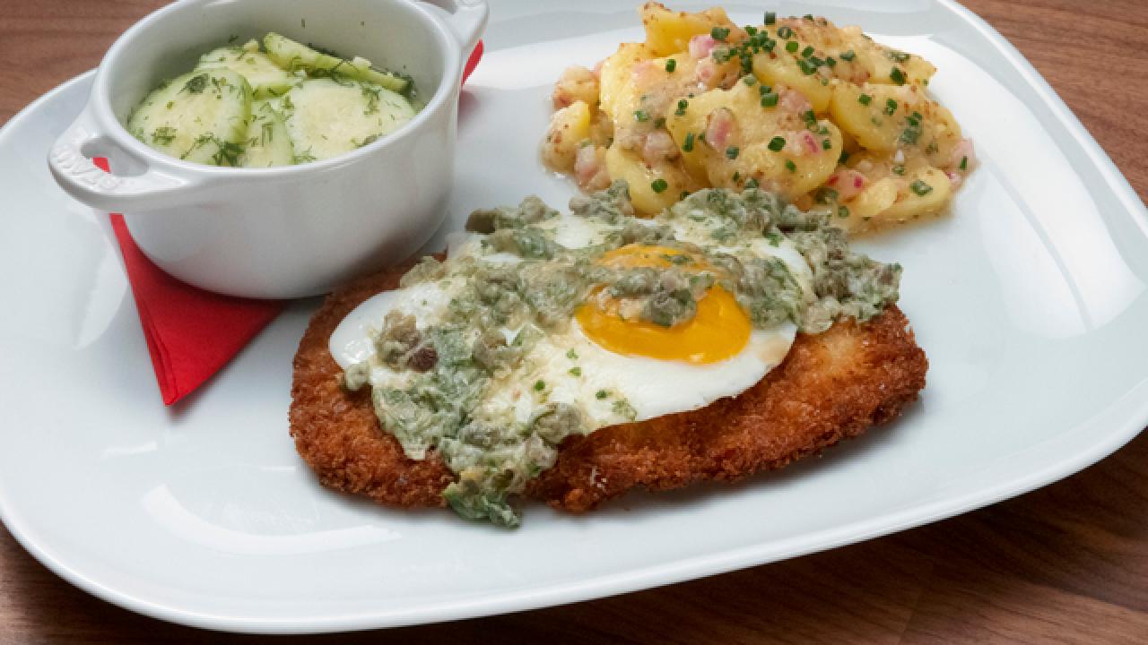 Schnitzel with Potato Salad