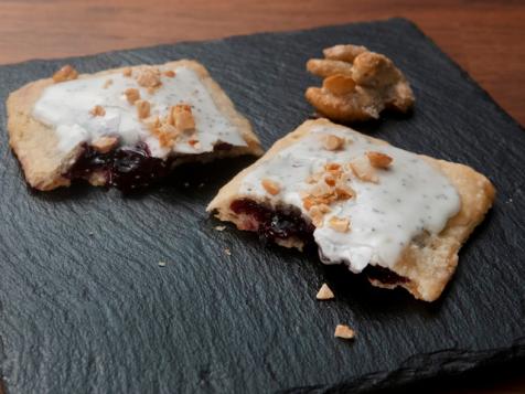 Blueberry Pastry Pockets with Lemon Poppy Seed Glaze