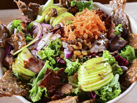 Fall Salad with Spicy Brittle