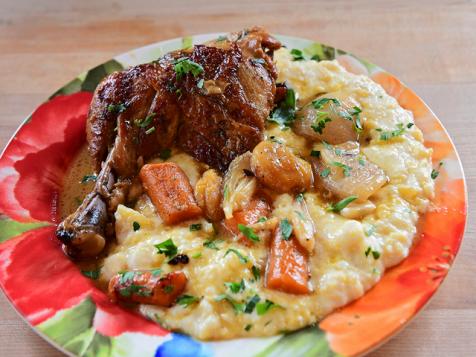 Wine-Braised Chicken with Apricots