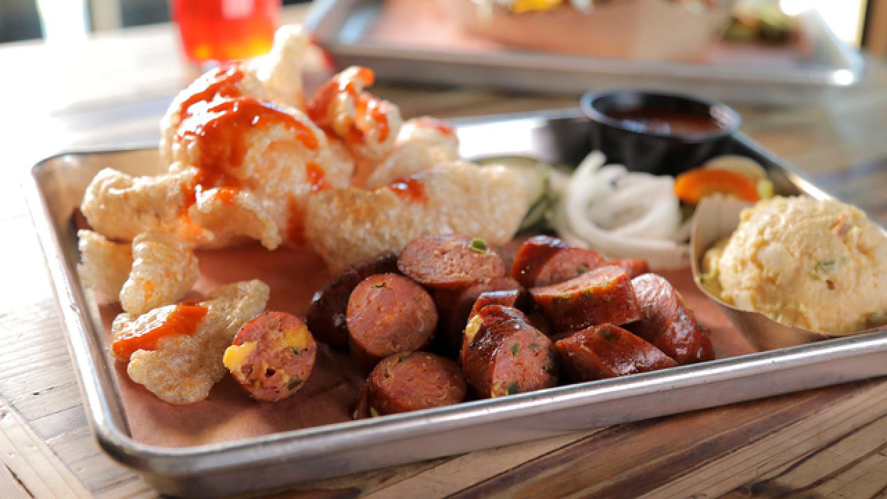 Sausage Dinner at The Pit Room