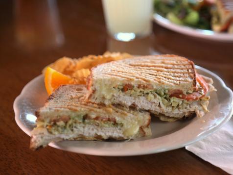 Turkey Artichoke Panini at Once Upon a Thyme