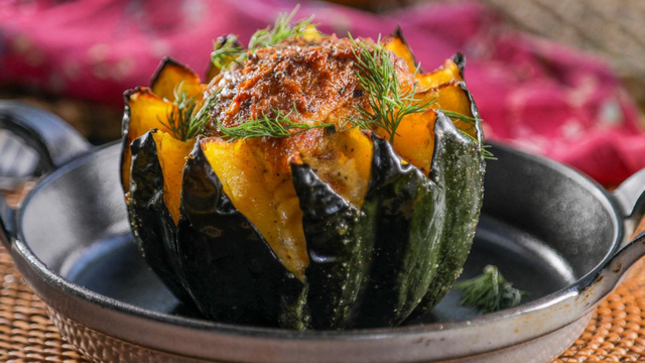 Squash O'Lantern with Dungeness Crab