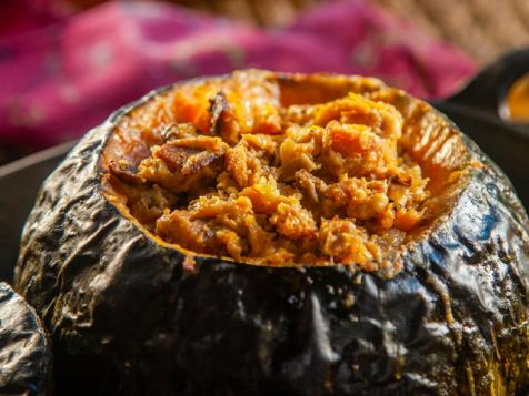 Sausage and Cheese-Stuffed Kabocha