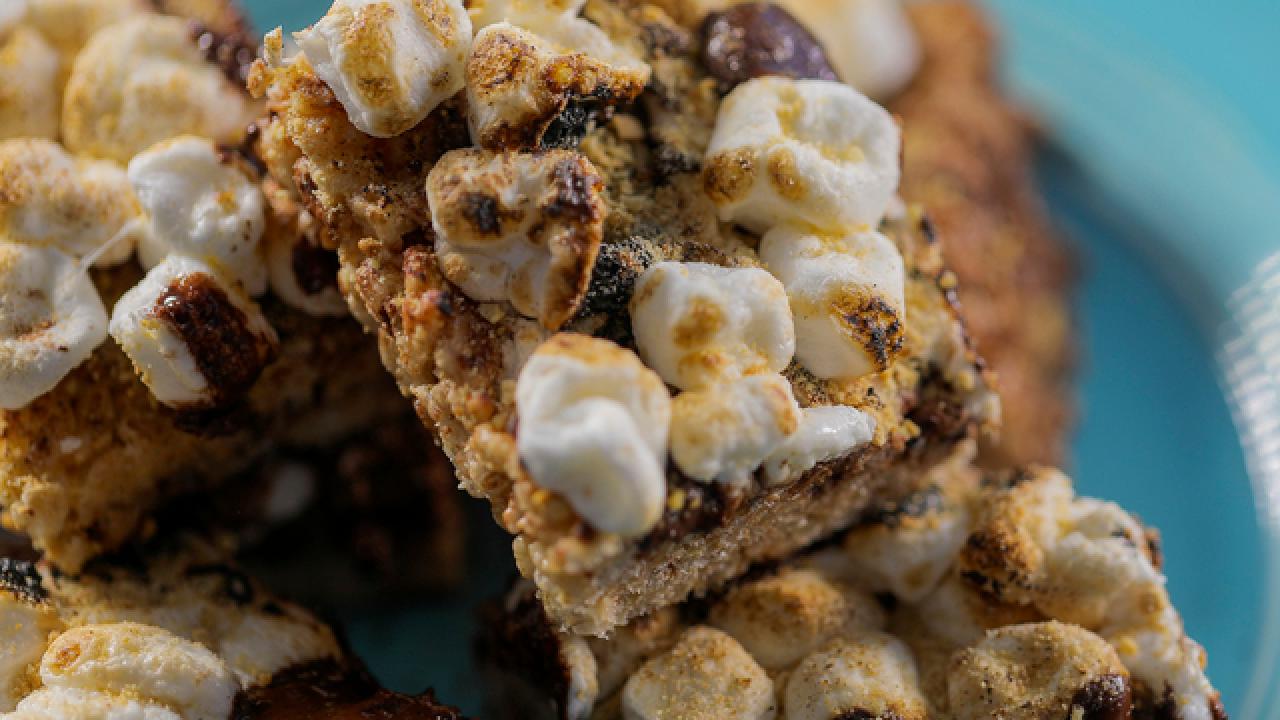 S'mores Crispy Rice Treats