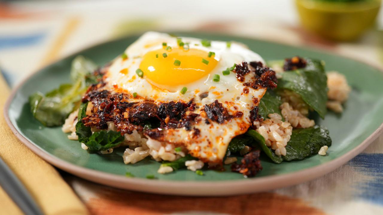 Chili Crisp Fried Egg Bowl