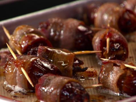 Bacon Wrapped Dates Stuffed with Manchego