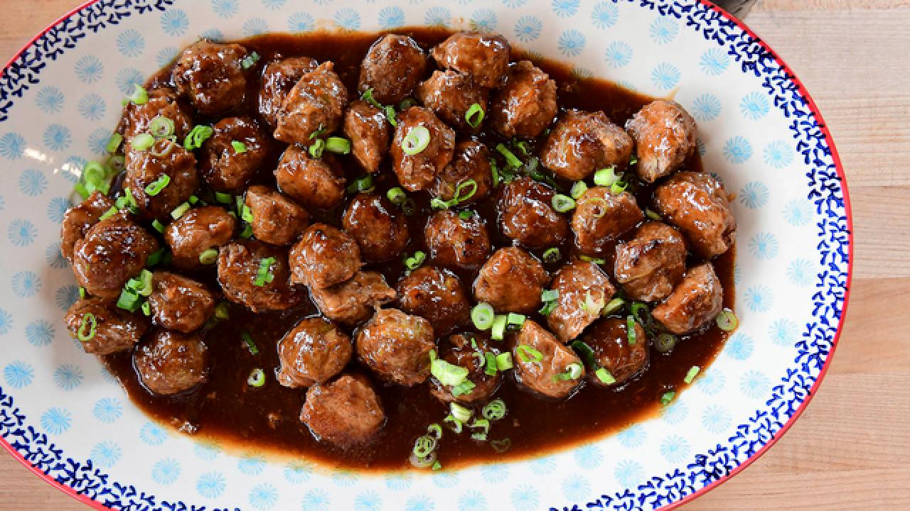 Spicy Mango BBQ Turkey Meatballs