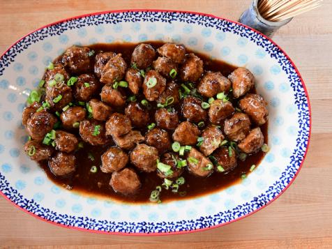 Spicy Mango BBQ Turkey Meatballs