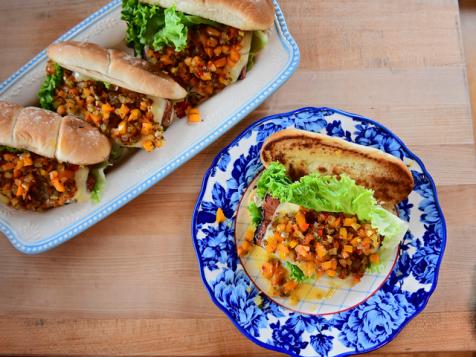 Hoagies with Quick Pepper Relish
