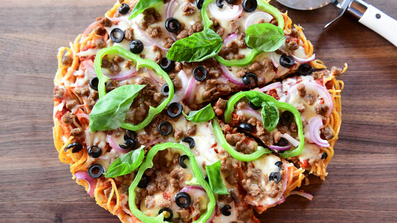 Spaghetti Pizza Pie