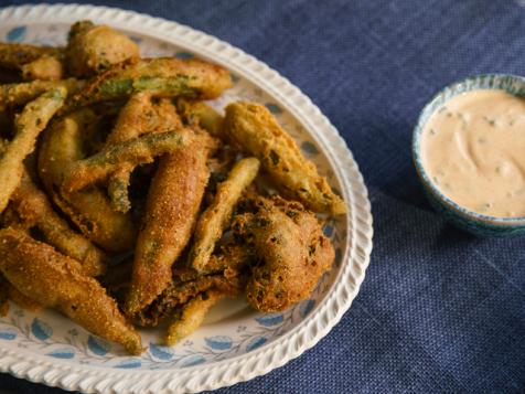 Veggie Fritters with Southern Chive Dip