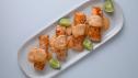 Seared Salmon with Spicy Red Pepper Aioli