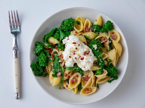 Shells with Broccoli Rabe and Pancetta
