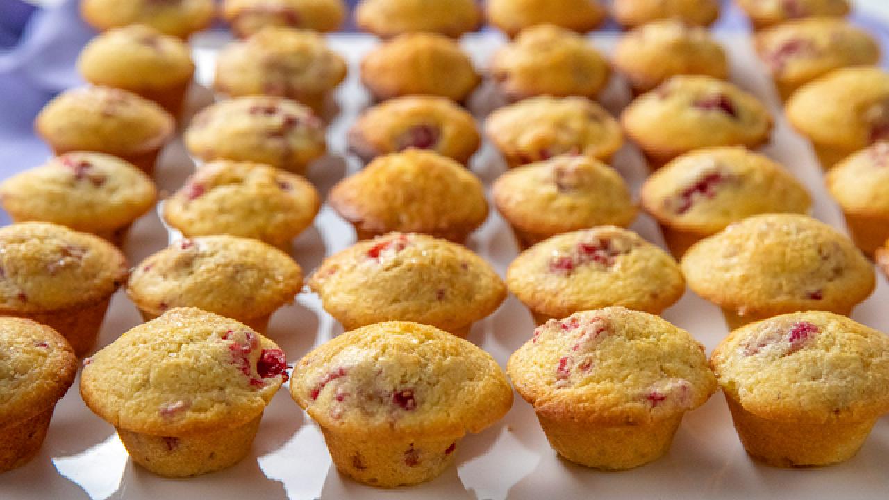 Raspberry Mini Corn Muffins