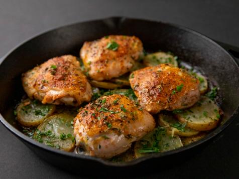 Skillet-Roasted Chicken and Potatoes