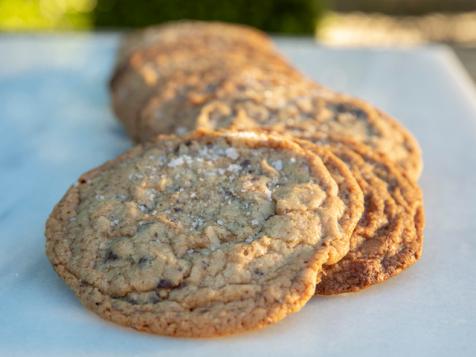 Giant Crinkled Chocolate Chip Cookies