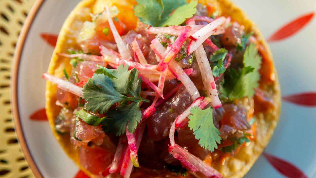 Spicy Tuna Tostadas
