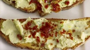 Artichoke and Bean Crostini