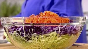 Ina's Blue Cheese Coleslaw