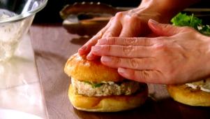 Garlic-Rosemary Chicken Burger
