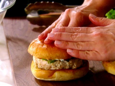 Garlic-Rosemary Chicken Burger