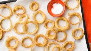 Cornmeal-Fried Onion Rings