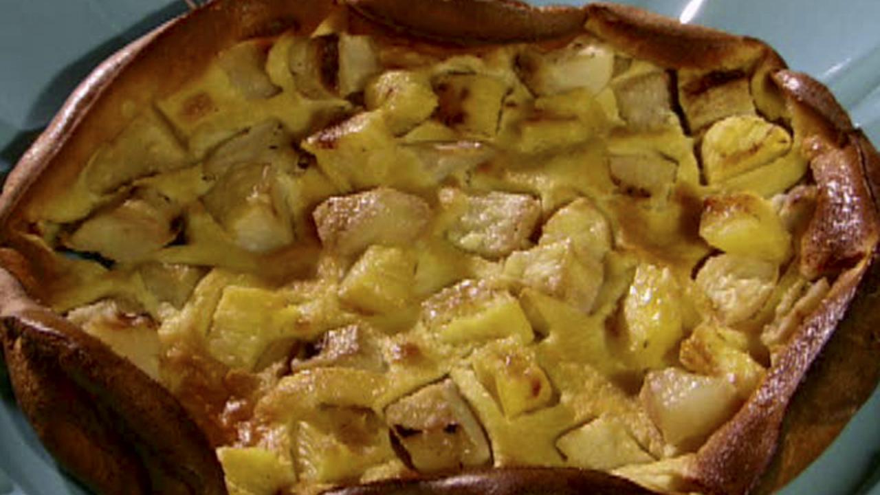 Grilled Fruit Clafoutis